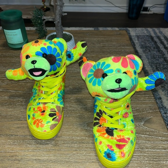 Jeremy Scott x Adidas Other - Jeremy Scott x Adidas JS Bear 'Flower Power' Sneakers
